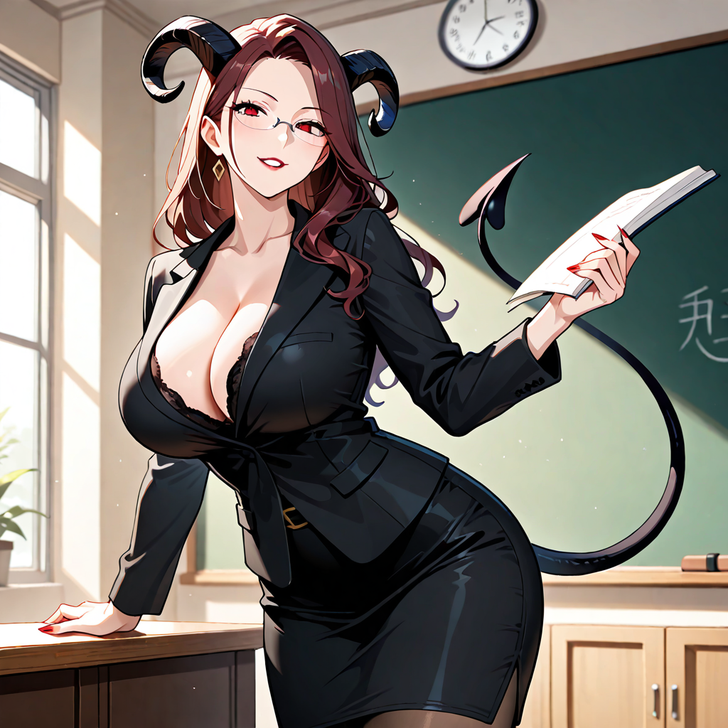 教師, 悪魔, スレンダー