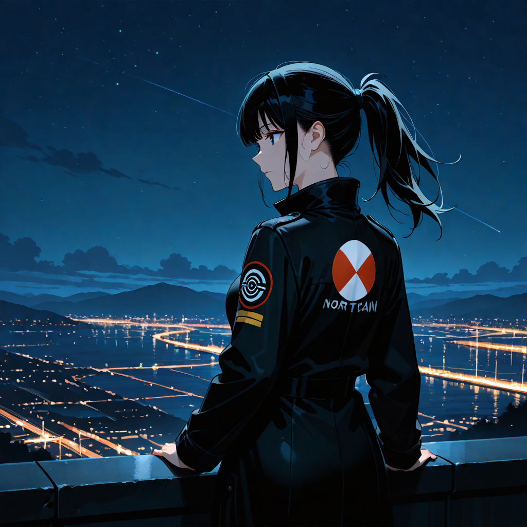 ポニーテール, 夜