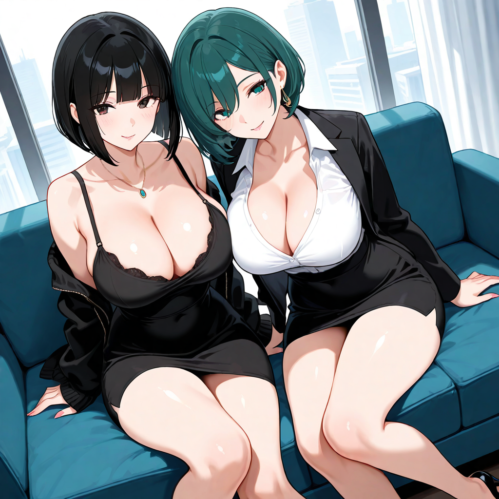 脚, 女性複数, 俯瞰, ボブ