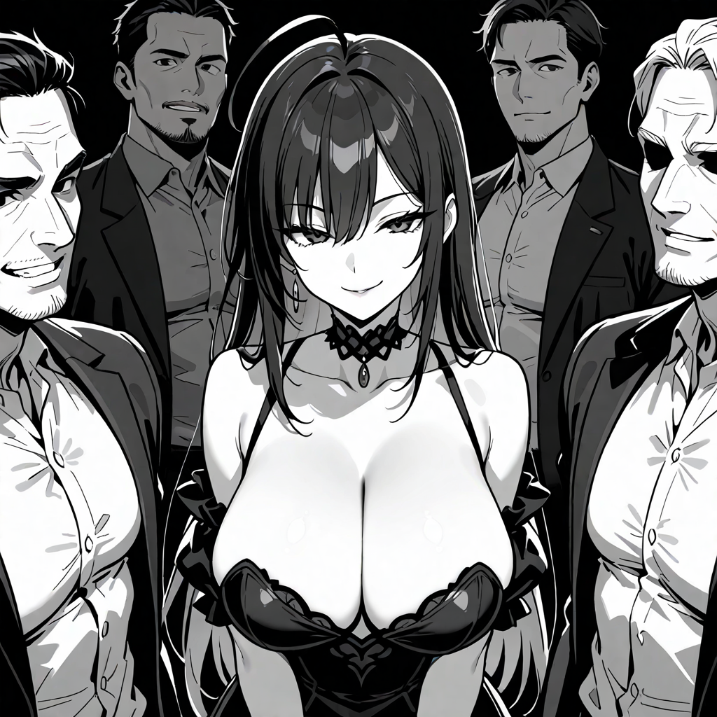 アホ毛, 誘惑, 男性複数