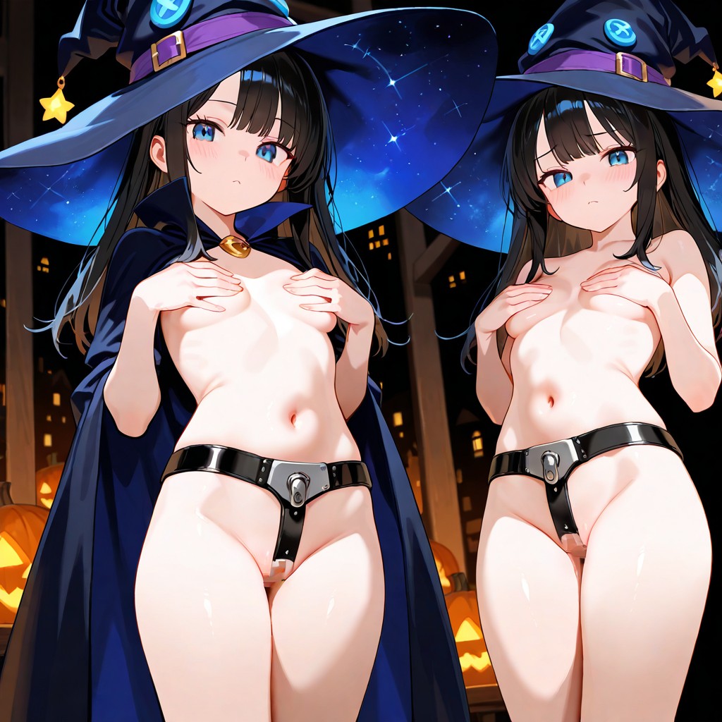 貞操帯, 手ブラ, 魔女, 小柄