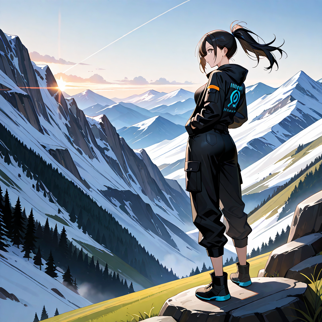 ポニーテール, 山